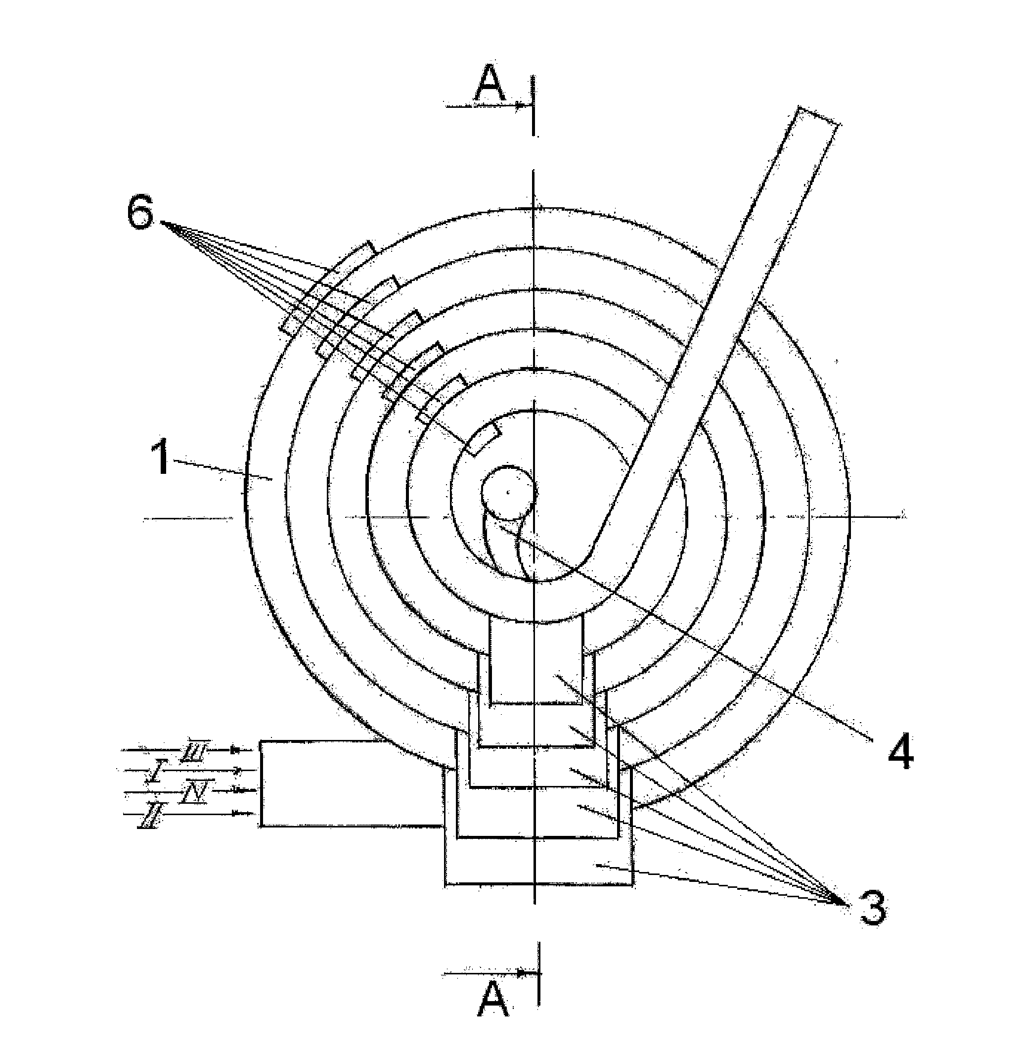 Method and device for purifying fluid media by removal of contaminating multicomponent ingredients