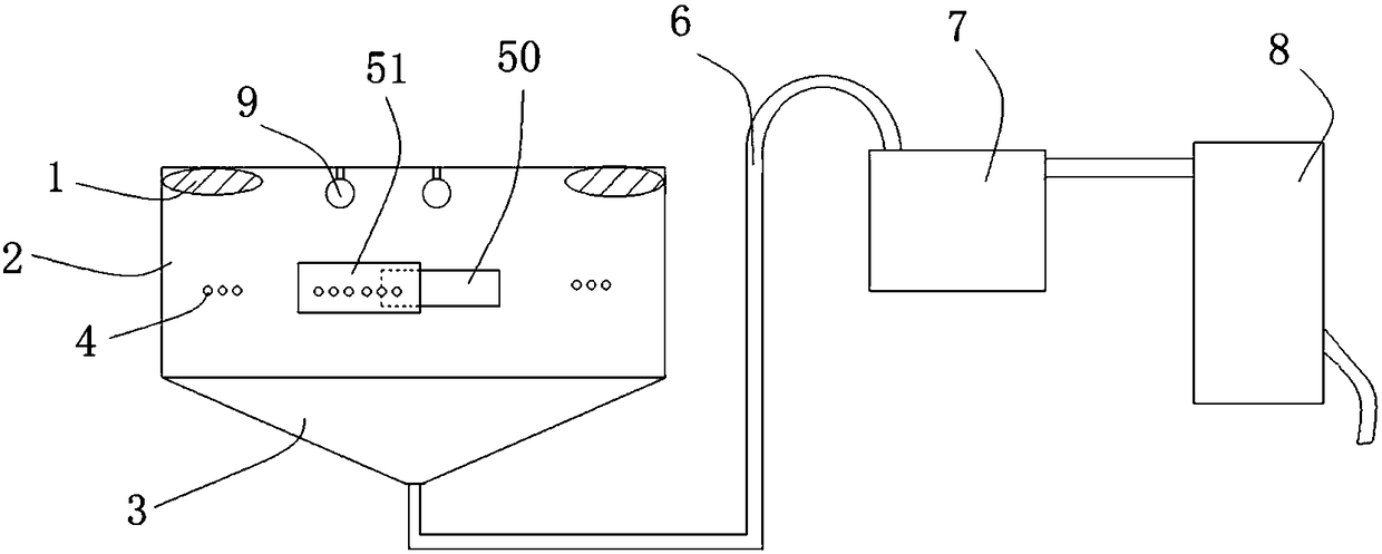 Water treatment alga tank, water treatment system and water treatment method