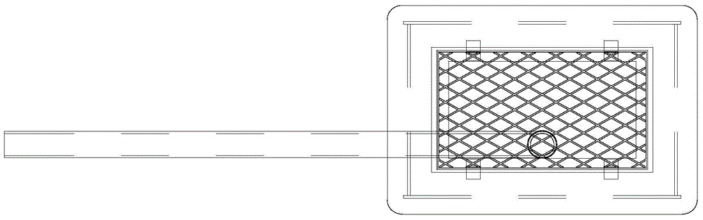 Sewage sump for locomotive fuel tank and installing method