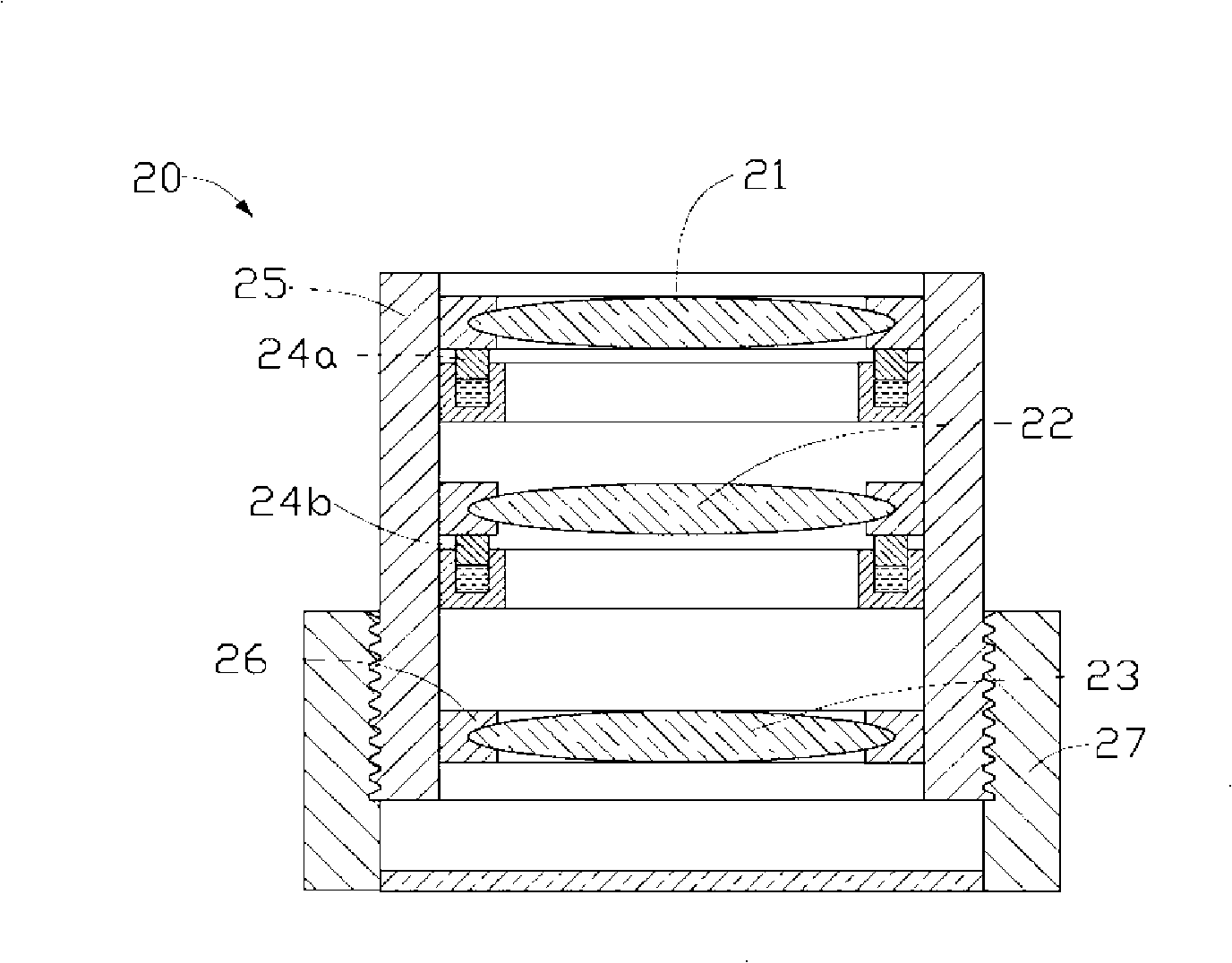 Zooming apparatus and lens module