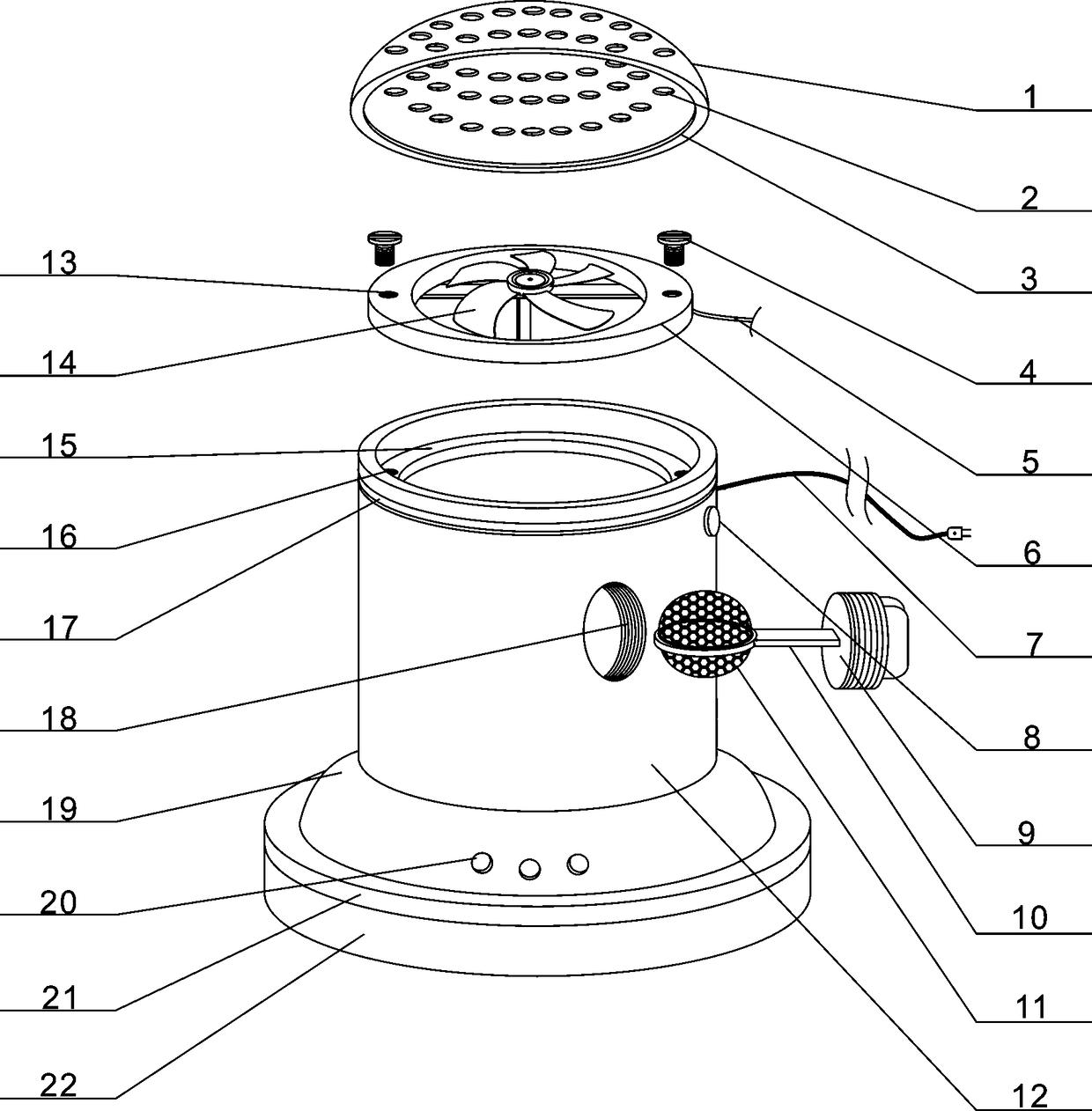 Ointment capable of realizing penetration type heating and heating device