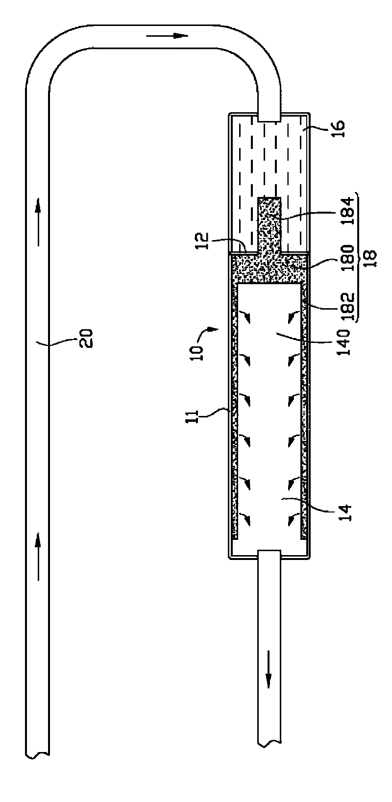 Evaporator and loop type heat pipe applying same