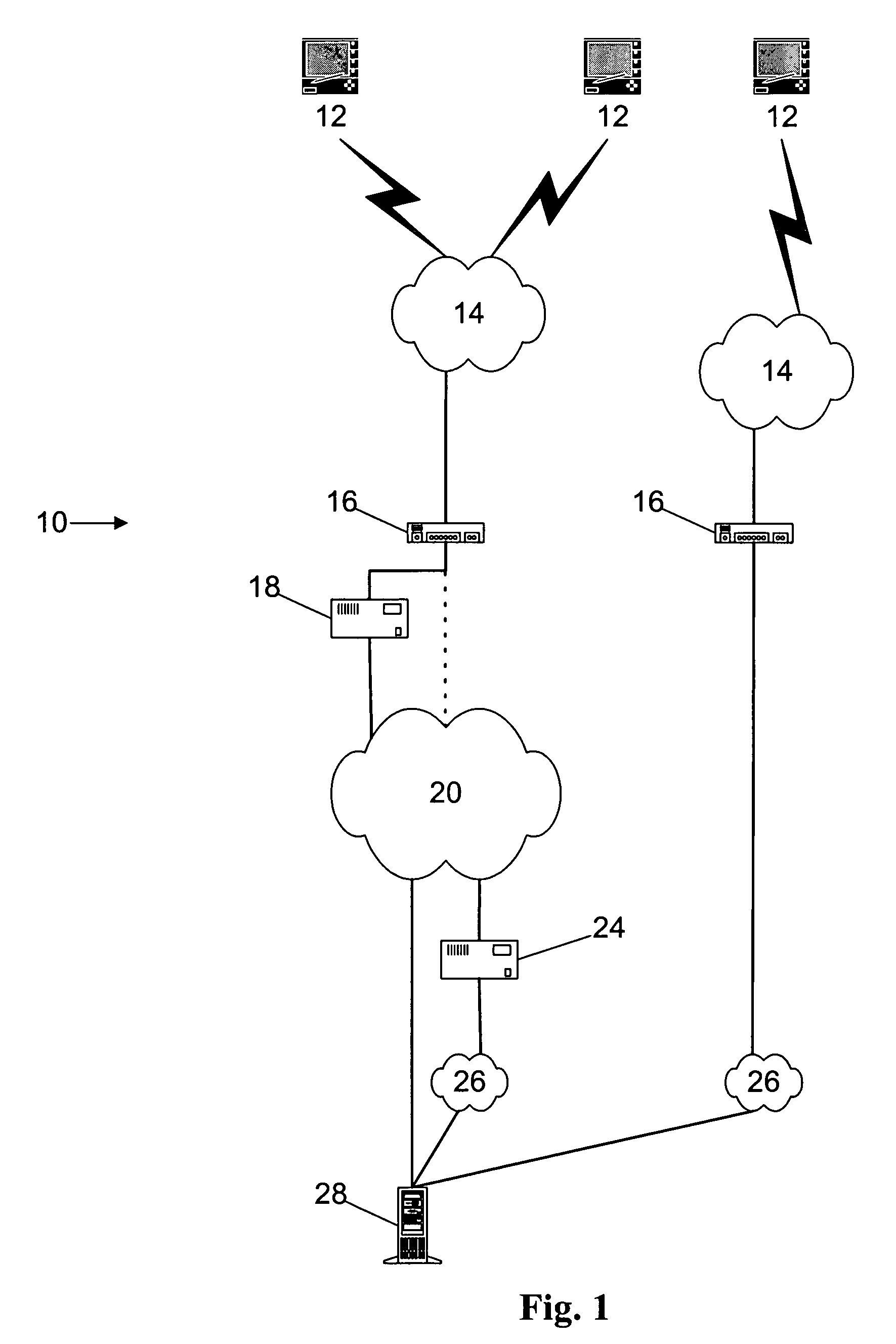 Method for paginating a document structure of a document for viewing on a mobile communication device