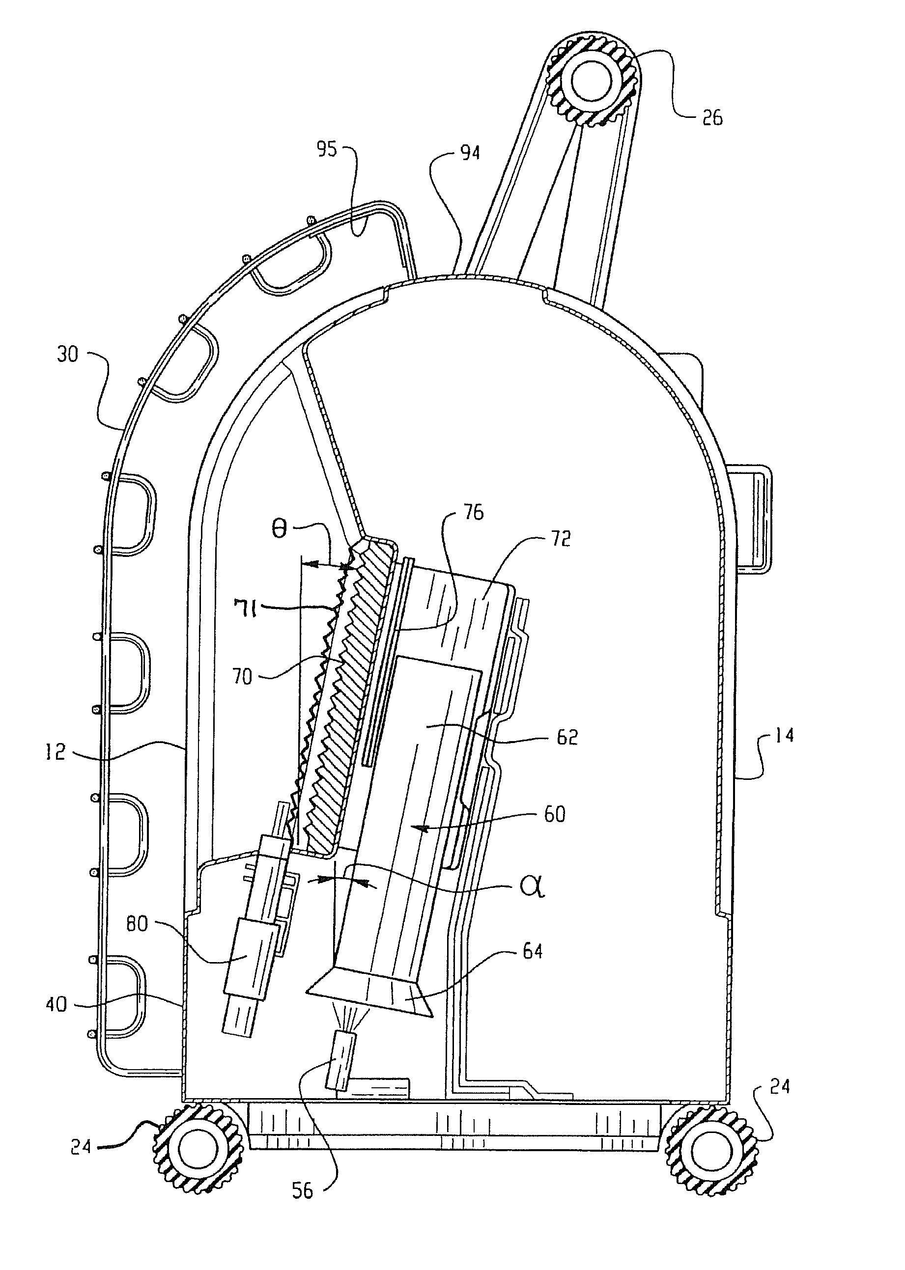 Heat and/or light producing unit powered by a lithium secondary cell battery with high charge and discharge rate capability