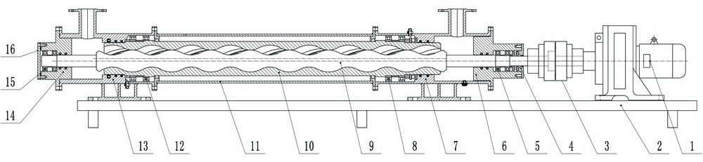 Internally meshed double-screw pump