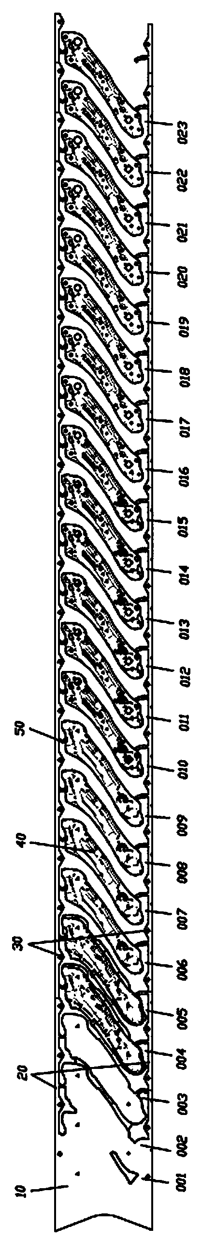 Process for forming side boards of backrests of automobile seats