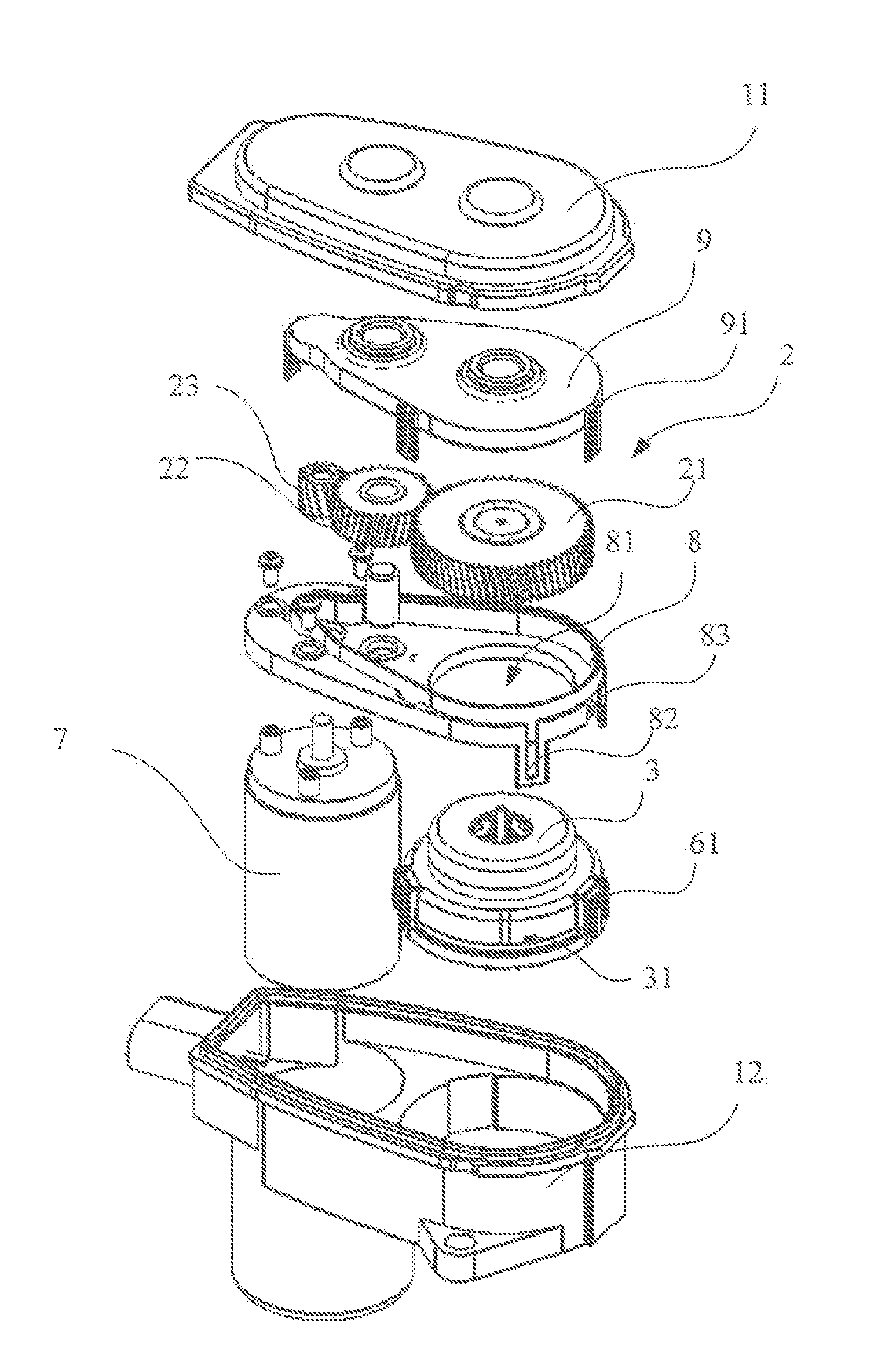 Actuator for an electric parking brake system