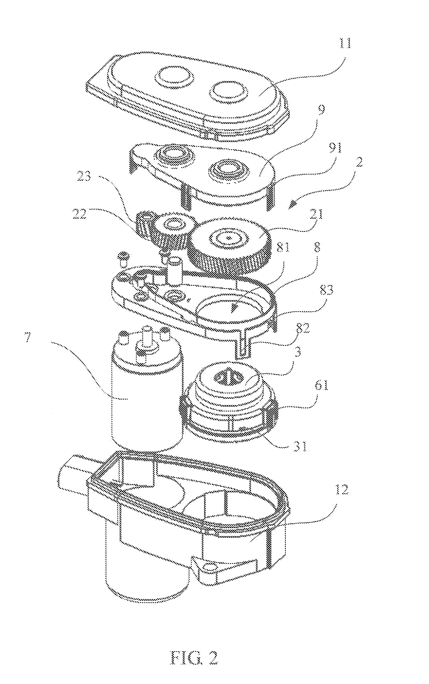 Actuator for an electric parking brake system