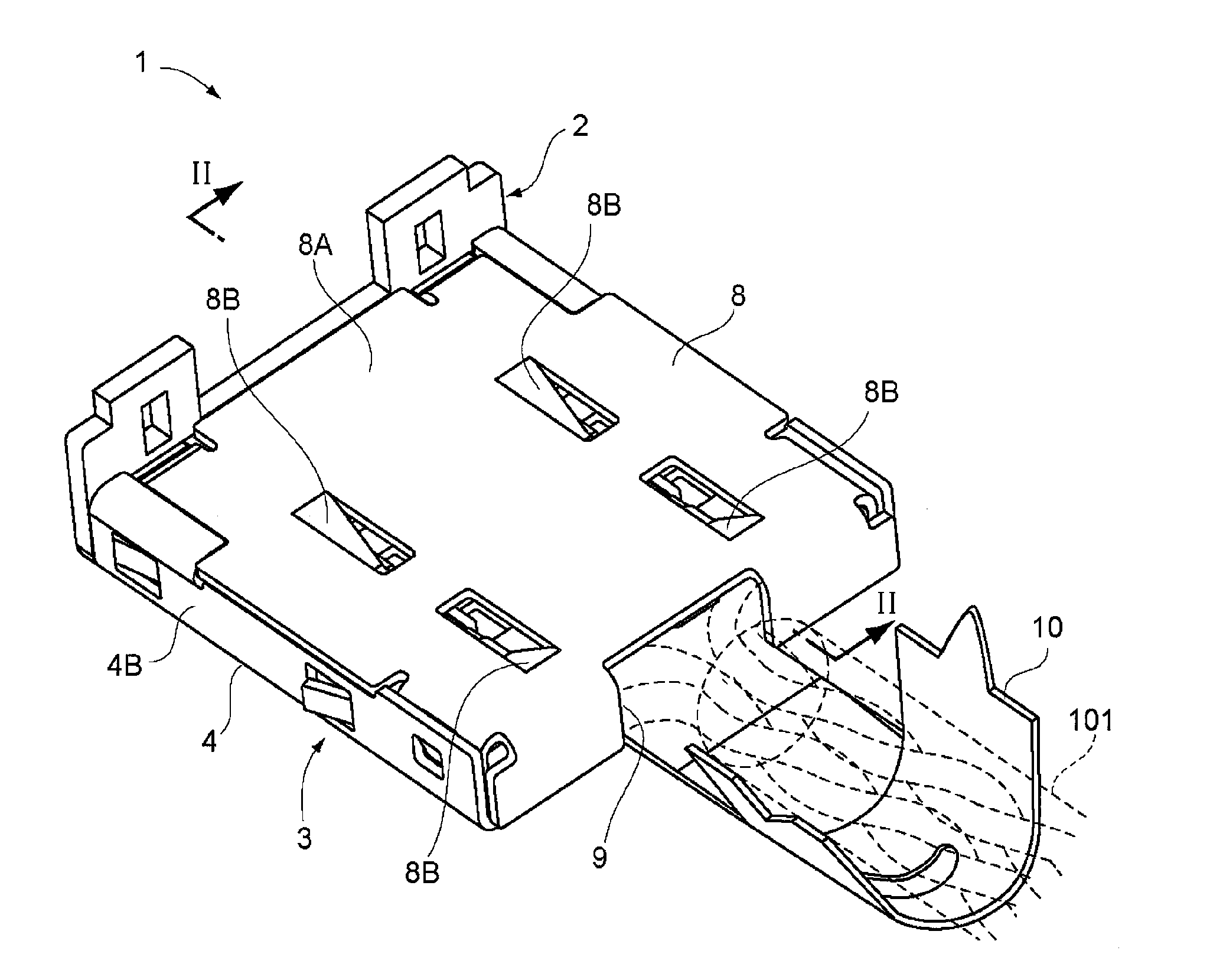 Electrical connector and method of connecting twisted pair cable to the electrical connector