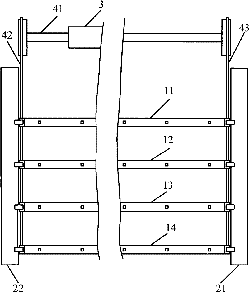 Shutter type display screen