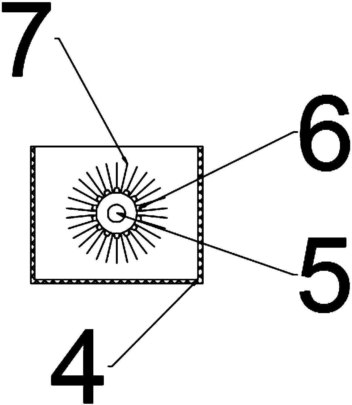 Agricultural crop automatic-cleaning device