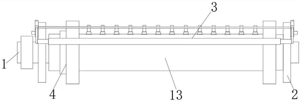 A winding device for a printing machine