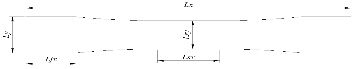 Optimal design method for off-axis tensile test piece of one-way ceramic matrix composite