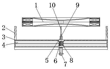 High-speed rail sleeper production automatic crack detection device