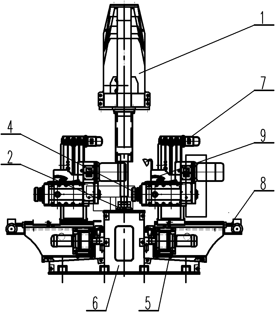 Double edge milling machine with a movable pressing beam