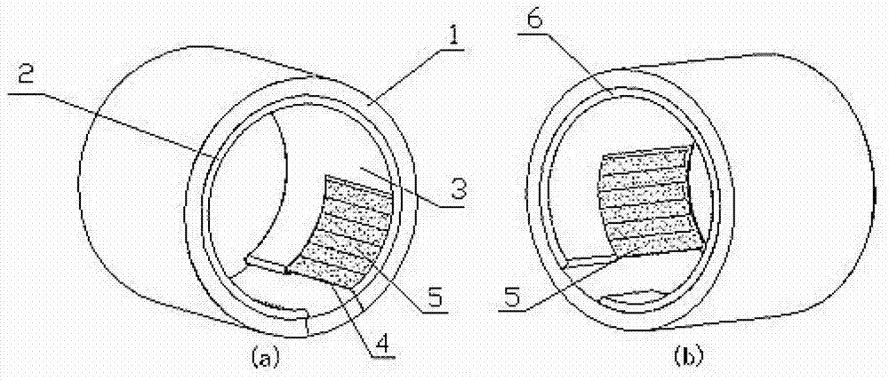 High damping foil dynamic pressure gas bearing filled with metal particles