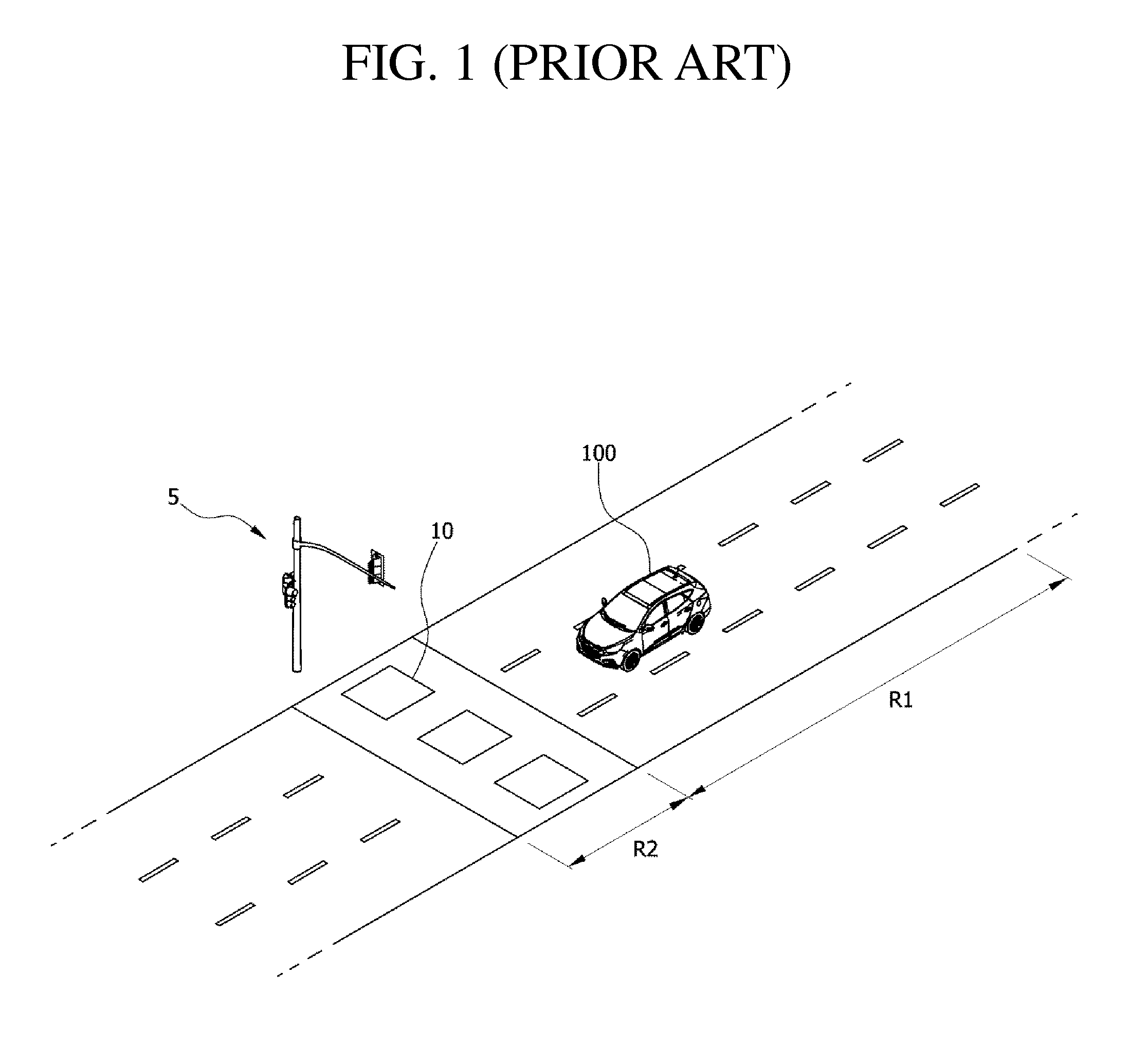 Speeding enforcement method of vehicle using wireless communications