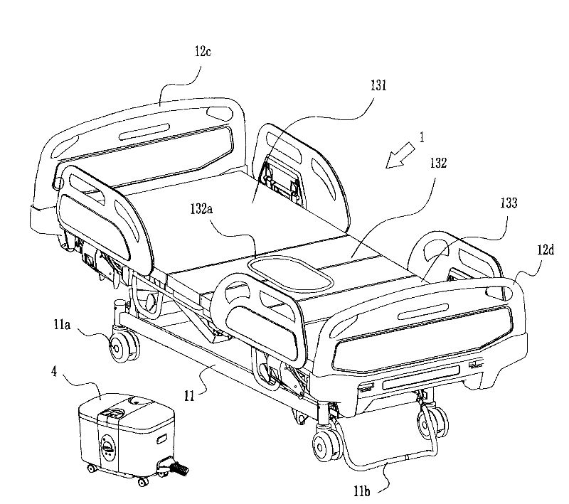 Intelligent nursing bed