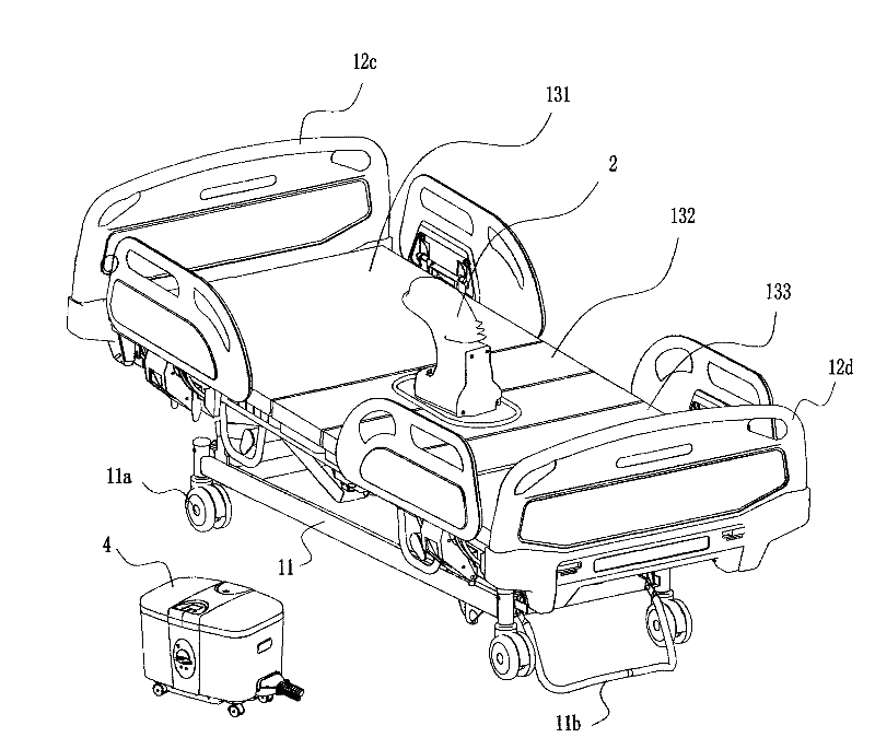 Intelligent nursing bed