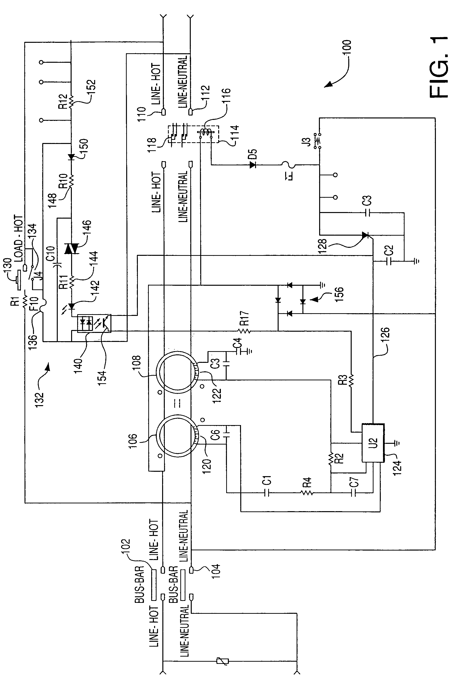 Ground fault circuit interruptor (GFCI) device having safe contact end-of-life condition and method of detecting same in a GFCI device