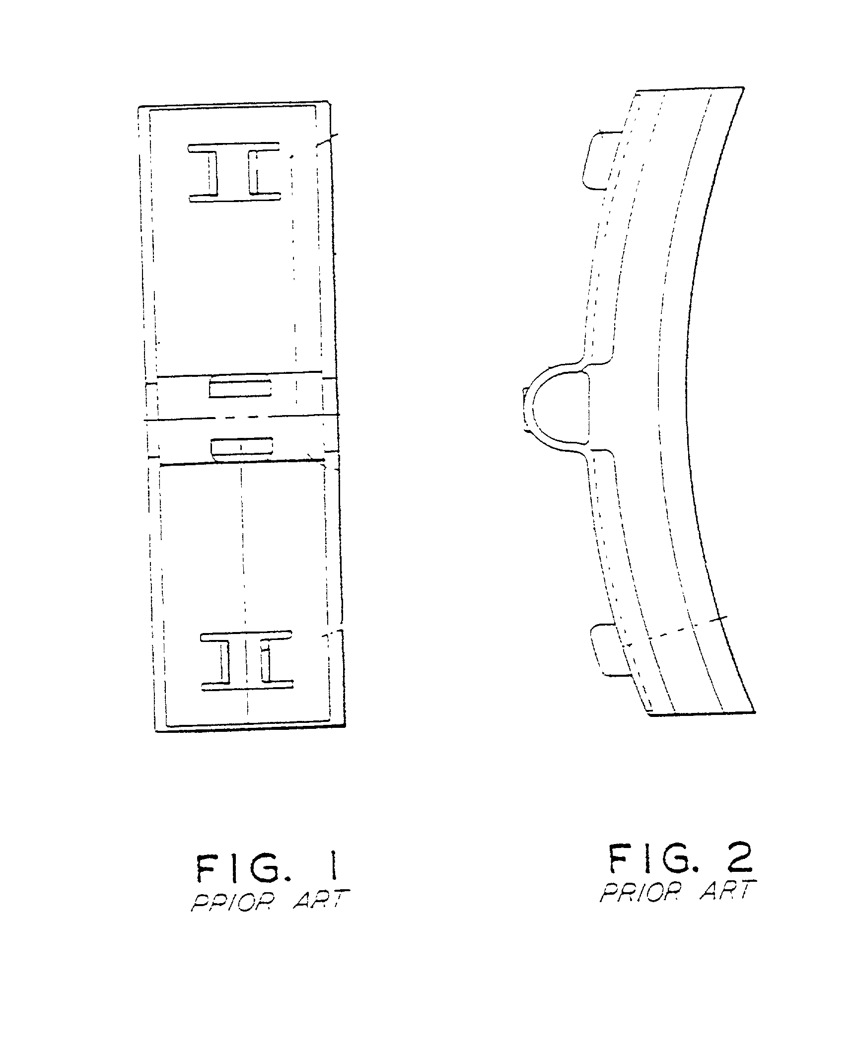 Polymer based backing plates for railway brake shoes and disc pads