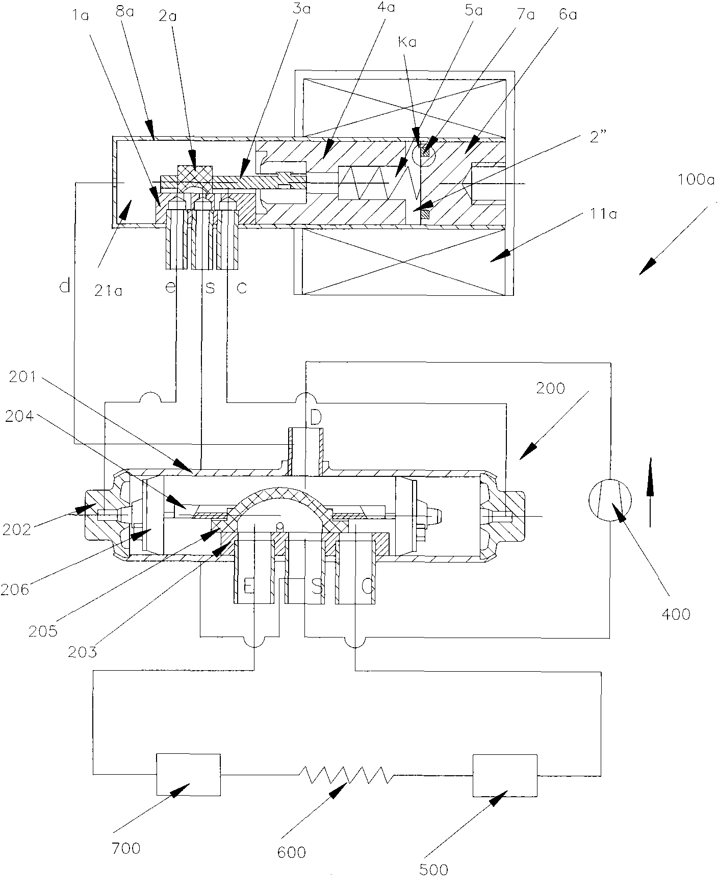 Alternating current electromagnetic valve