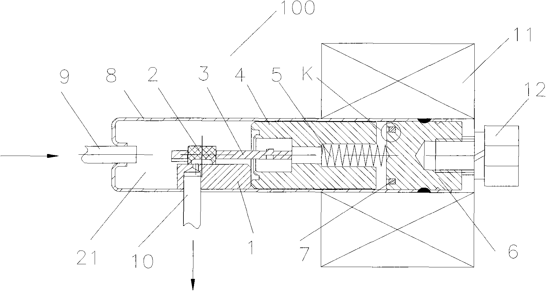 Alternating current electromagnetic valve