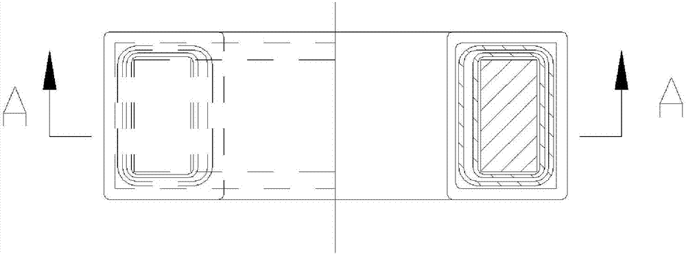 A kind of waterproof rubber device of open-type CT power-taking device