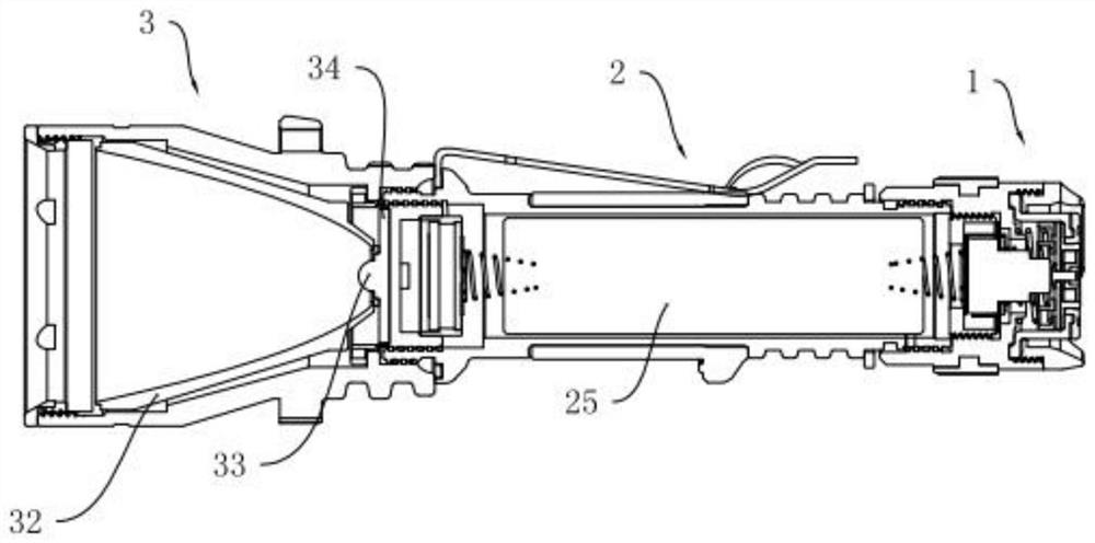 Integrated magnetic suction direct charging tail button lighting device