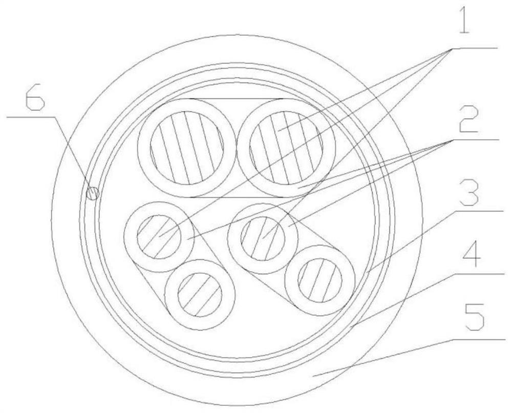 An integrated missile launching cable assembly and its preparation method