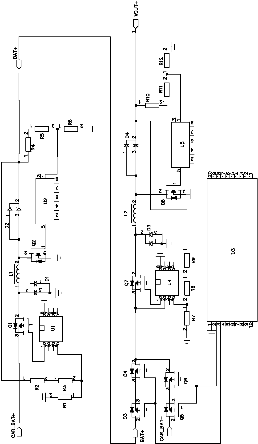 Energy-saving current voltage stabilization auxiliary system for oxyhydrogen machine