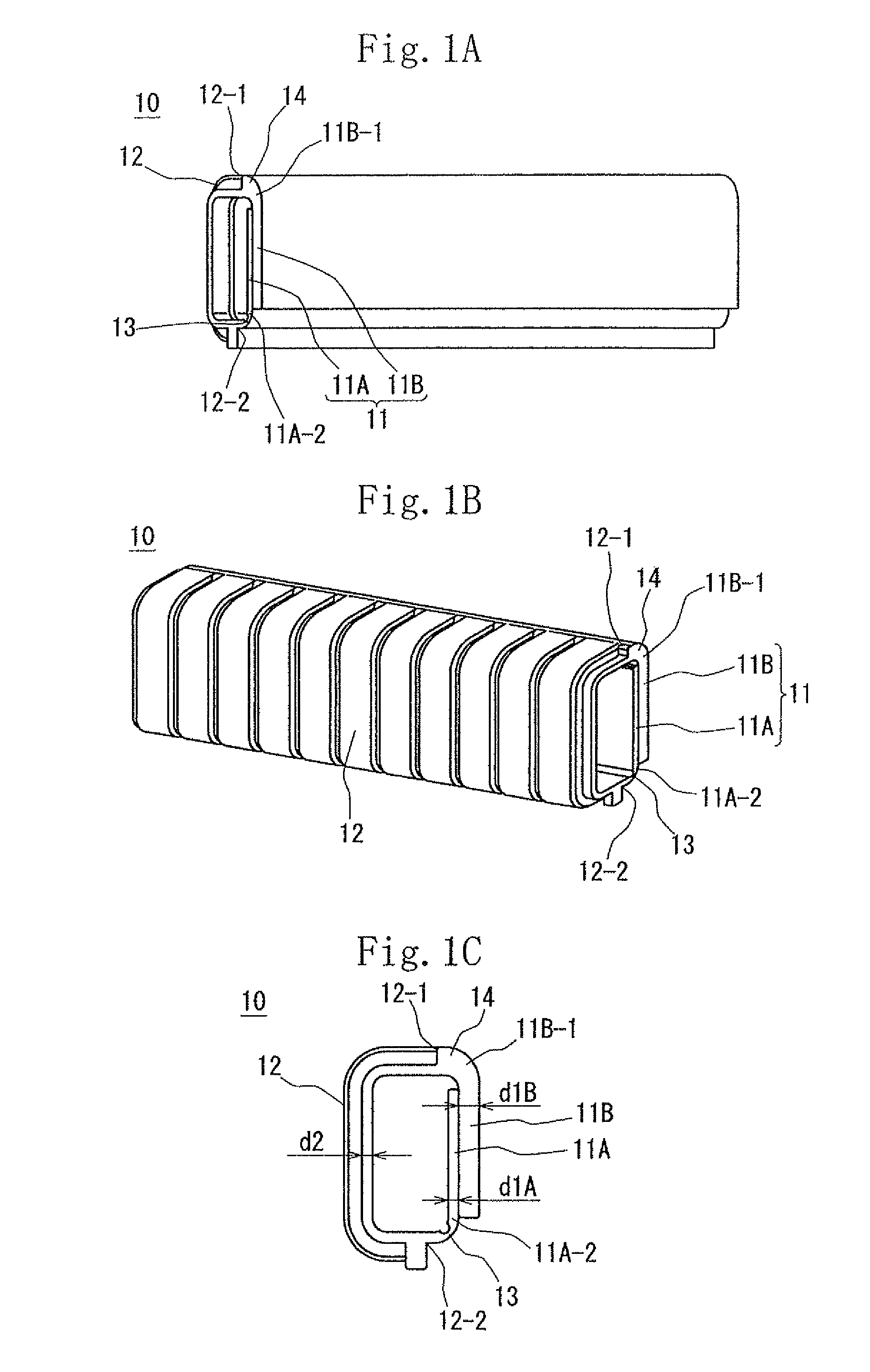 Wire harness exterior protecting tube and wire harness