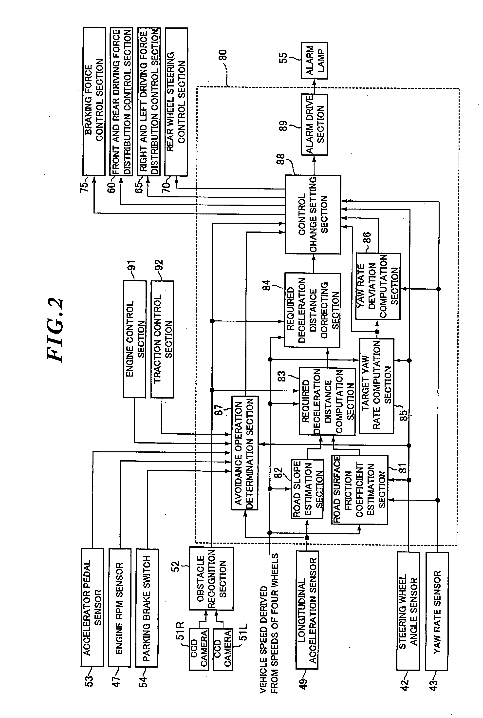 Vehicle motion control device