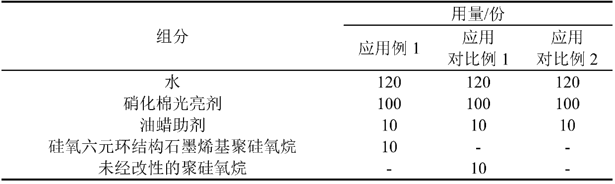 Preparation method of silicon oxide hexatomic ring structural graphene-based polyorganosiloxane