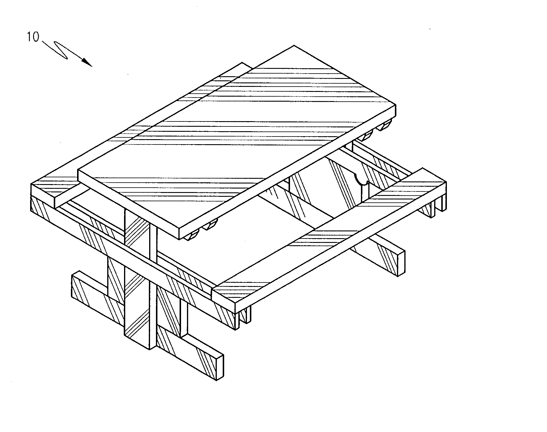 Modular picnic table