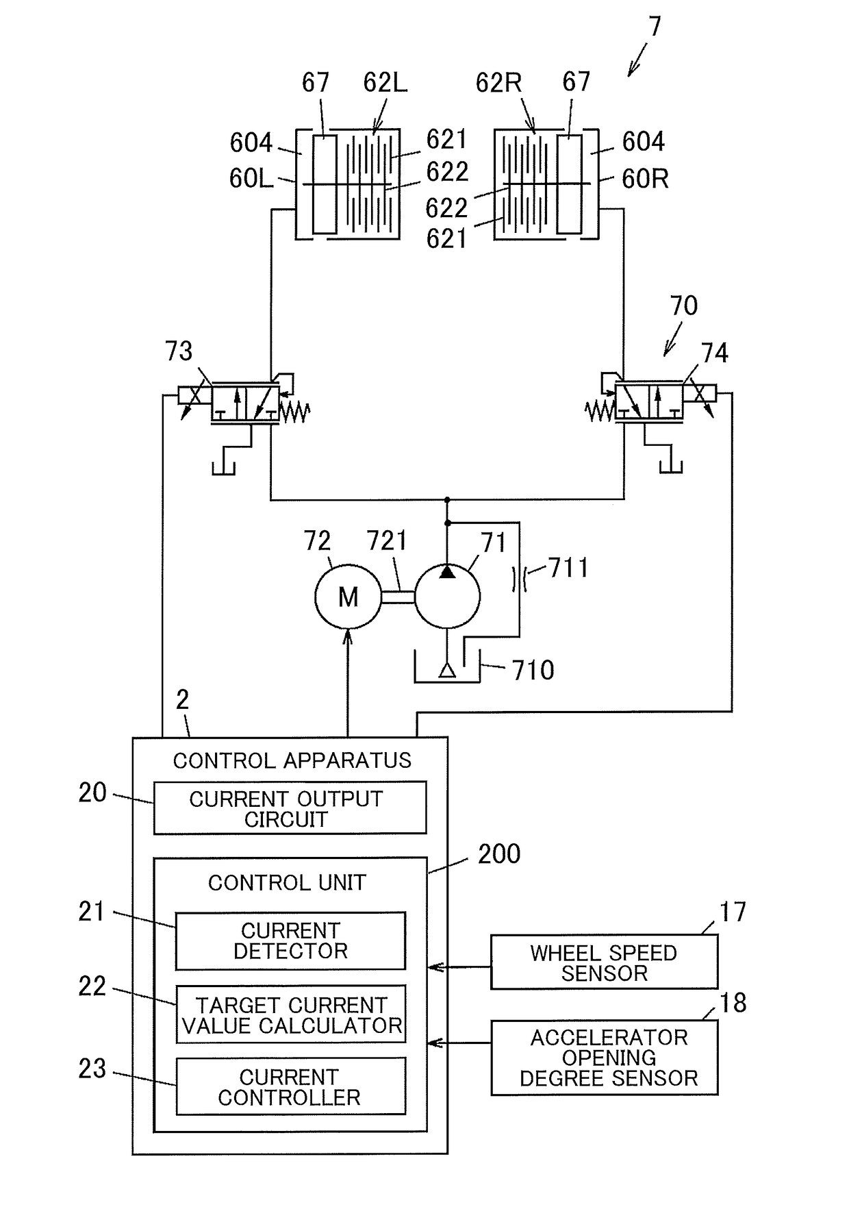 Four-wheel drive vehicle and control apparatus for four-wheel drive vehicle