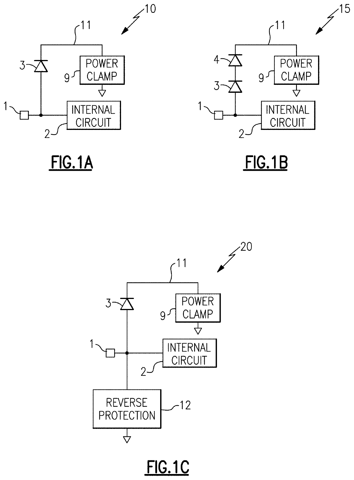 Electrical overstress protection with low leakage current for high voltage tolerant high speed interfaces