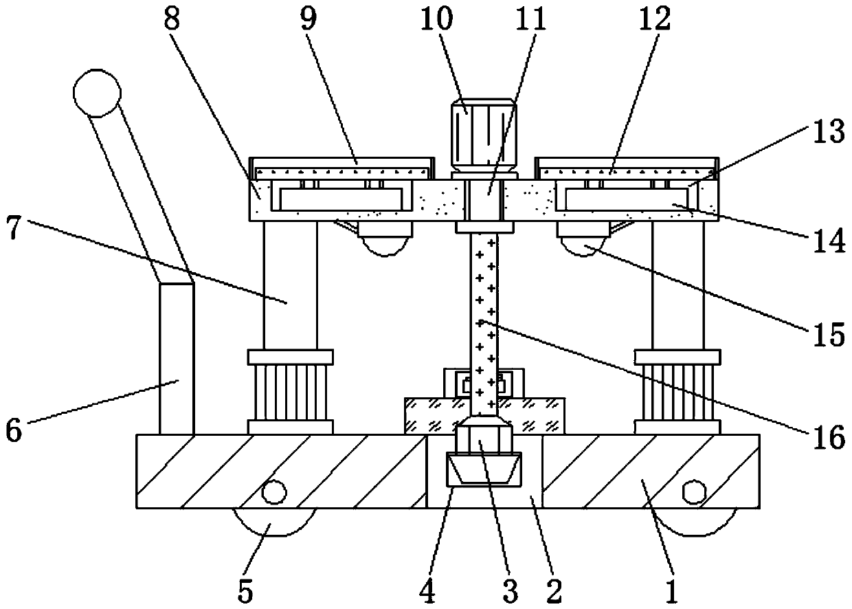 Bridge compressive resistance experimental detection device