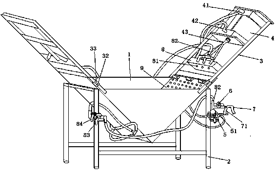 Steel-plastic conversion part air tightness detection device