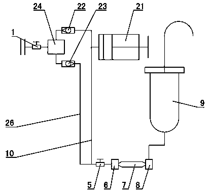 Single-point sampling detection system with micro pressure