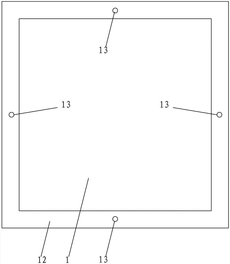 Novel extreme outer pressure test device and method for hemispherical concrete shell