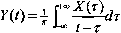 Distribution network fault line selection method using non-power frequency transient state component