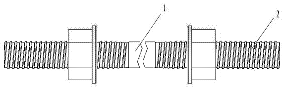 High-strength prestressed anchor bolt