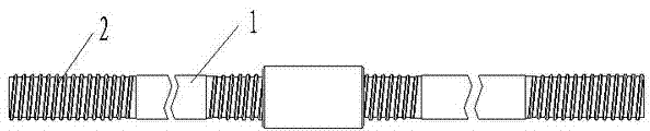 High-strength prestressed anchor bolt