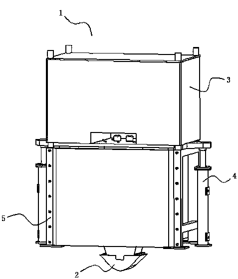 A crushing system for cement pavement resonance crusher