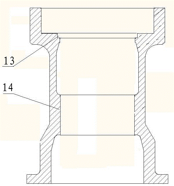 Cylinder liner fatigue test device