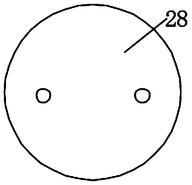 Rounding device for automobile spokes