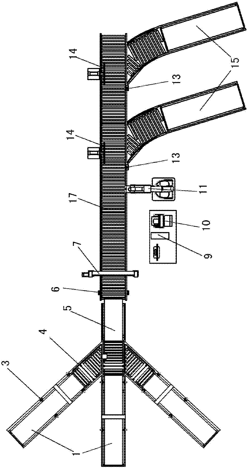 Sorting system of irregular goods and sorting method thereof