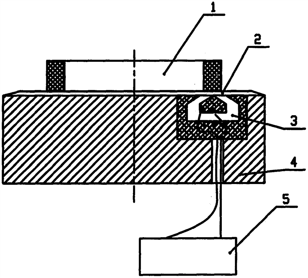 A test method for oil film thickness of axial rubber-plastic seal