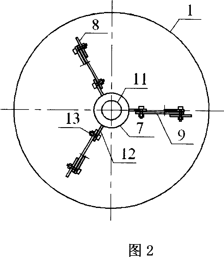 Branch pipe intersecting line laying out instrument